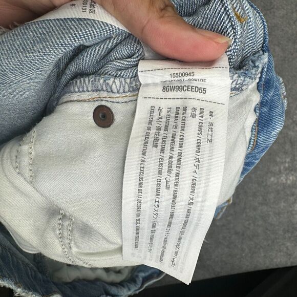 Abercrombie & Fitch 90s Straight Ultra High Rise Jeans Women 34 / 18L - Picture 9 of 12